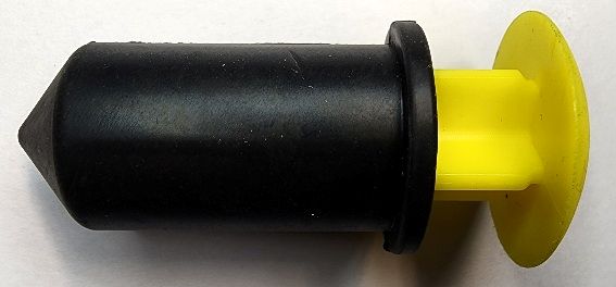 25 Button אטם מאושר פקע"ר להרכבה בהלימת פטיש בקיר חיצוני או פנימי בצינור מרירון לממ"ד או מאגר מים