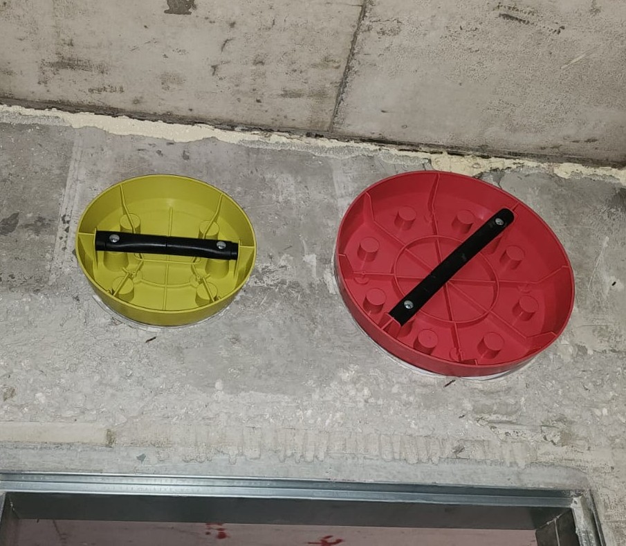 פלסטר 300 – התקן לטיח להגנה על שרוול אויר "4 לקבלת גמר מושלם (התקן רב פעמי בהצמדה מגנטית)