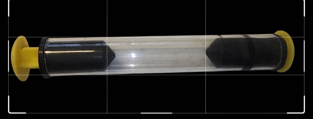 25 BUTTON אטם גזים לממ"ד / פיר דיחוס כולל מעקב בעירה עומד ב 11בר.